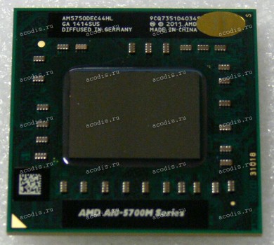Процессор Socket FS1r2 AMD A10-5750M (AM5750DEC44HL) (4*2.50GHz, 2*2 MB, 32 nm)