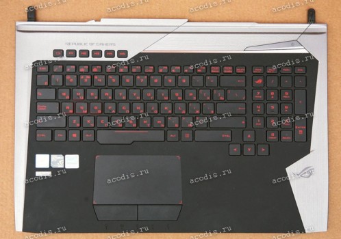 Keyboard Asus G752, G752VL + topcase (13NB09Y0AP0431, 13N0-SIA0G31)