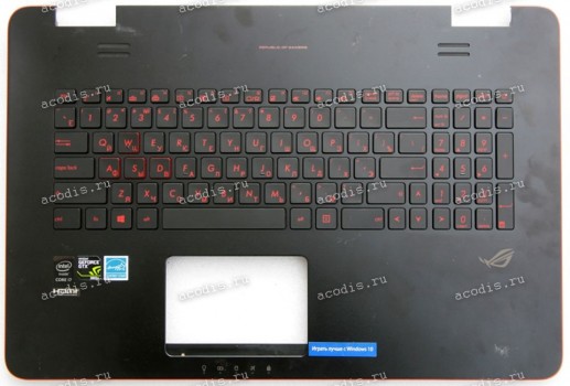Keyboard Asus G771J, G771JM, G771JW + topcase (13NB0756AM0311, 3BBK3TCJN20, 0KNB0-662CRU00)