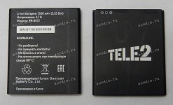 АКБ Tele2 Mini 1.1 (3pin, 3,7v, 1500mAh, 5.5Wh) EB-4072, new оригинальный