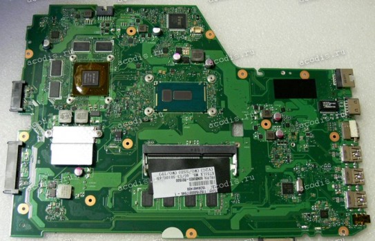 MB Asus X751LX MB._4G/I3-5010U/AS (V2G)(WO/SSD)(WO/TP) (90NB08E0-R01500, 60NB08E0-MB1500) X751LKB REV. 2.2, nVidia N16P-GT-A2