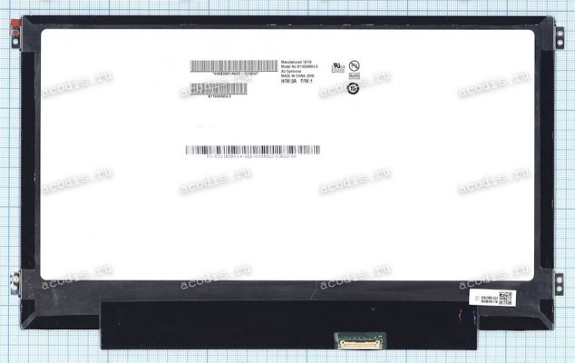 B116XAN04.0 1366x768 LED 30 пин slim NEW