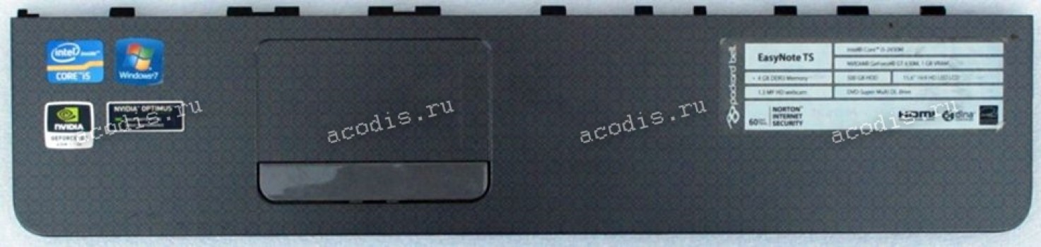Панель тачпада Packard Bell EasyNote TS11 (AP0HJ0004011 )