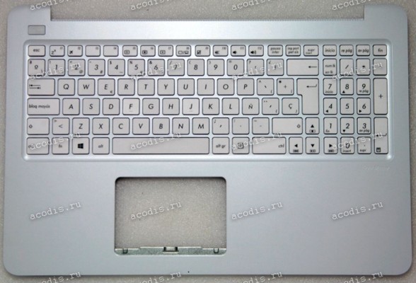 Keyboard Asus E502MA-2A белая (90NL0021-R31SP0, 90NL0021-R31RU0) + Topcase