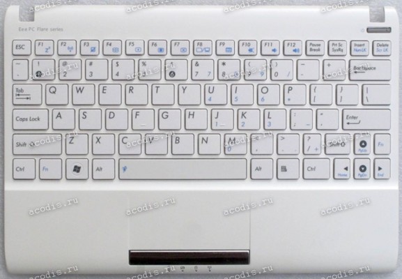 Keyboard Asus eeePC 1025C-1A белый (90R-OA3F1K1000Q) + Topcase