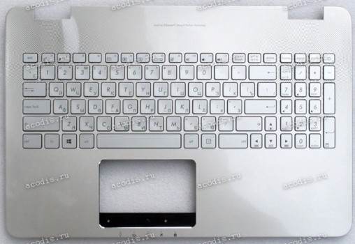 Keyboard Asus N551JB, N551JK-1A металл (90NB05T1-R32RU0) + Topcase