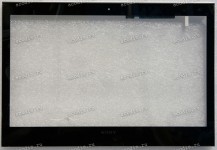 Верх. кр. рамка Sony SVT13 в сборе белая (60.4XM01.002) !трещина! TOUCH PANEL