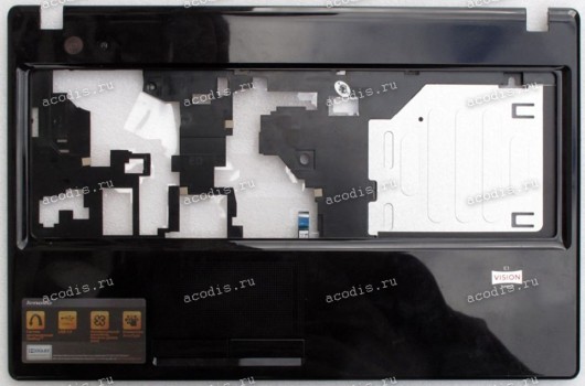 Palmrest Lenovo G580, G585 чёрный, глянцевый (AP0N2000304)