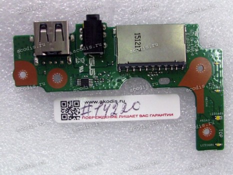 USB & Audio & CardReader board Asus X556UA (p/n 90NB09S0-R10030)