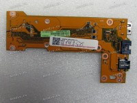 DC Jack board + USB + RJ45 с кнопкой включения Asus K42  (p/n 60-N0DIO1000-A01)