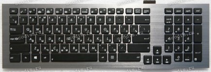Keyboard Asus G75VX с рамкой 417mm, металл  (0KNB0-9414RU00)