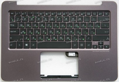 Keyboard Asus UX305FA-1A серая (90NB06X1-R31RU0) + Topcase