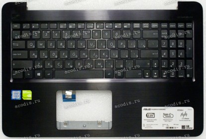 Keyboard Asus X556UA чёрный (13N0-UAA0301, 13NB0BG1AP0301 ) + Topcase