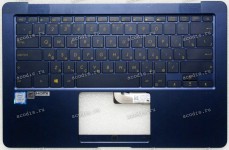 Keyboard Asus UX490UA, UX490F синий (13N1-1SA0421, 13N1-1SA0411, 13N1-1SA0J01)+ Topcase