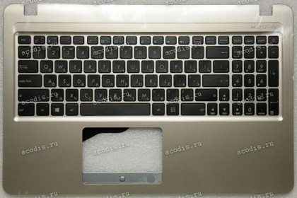 Keyboard Asus X540YA-1A золотистый, русифицированная (90NB0CN1-R30201, 13NB0B01AP0301) + Topcase