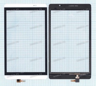 8.0 inch Touchscreen  8 pin, Huawei MediaPad M2 8, oem белый (серебро), NEW