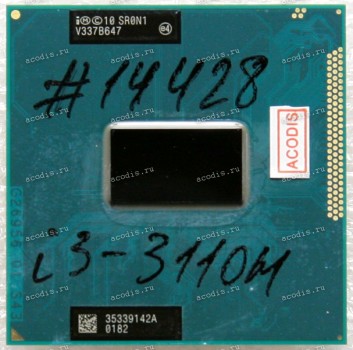 Процессор Socket G2 (rPGA988B) Intel Core i3-3110M (SR0T4) (2*2,4GHz, 2*256kb+3Mb, HD Graphics 4000) (Asus p/n: 01001-00161900)