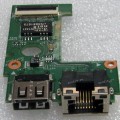 USB & RJ45 board Lenovo B570e, B570, B575  (p/n 48.4IH06.01M, 55.4VV04.001G)