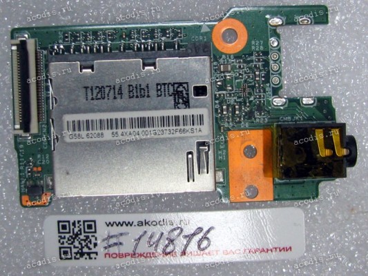 Audio & CardReader board Lenovo IdeaPad G580 (p/n 48.4SG05.011)