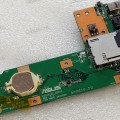 DC Jack board + USB + LAN + CardReader с кнопкой включения Asus K52DR, K52F, K52JB, K52JC, K52JE, K52JK, K52JR, K52JT, K52JU, K52JV, K52 (p/n 90R-NXMDC1000U)