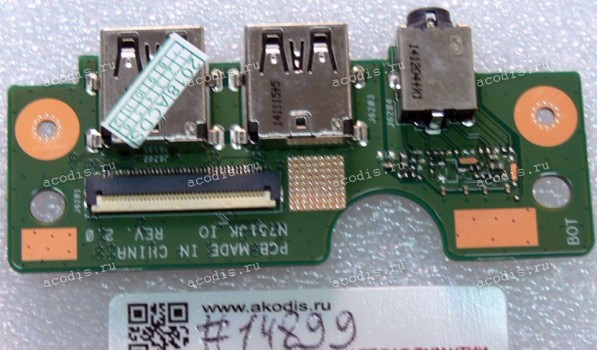 USB & Audio board Asus N751JK, N751JX (p/n 90NB06K0-R11000)