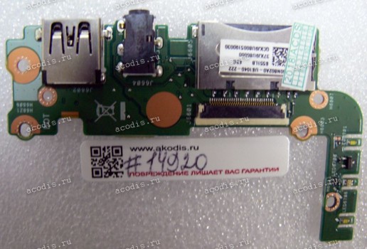 USB & Audio & CardReader board Asus S551LA, S551LB (p/n 90NB0550-R10010)