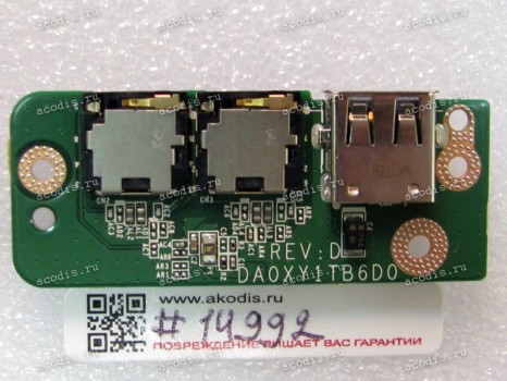 USB & Audio board Asus K45D, K45N, K45DR (p/n 60-NB6US1000-A01)