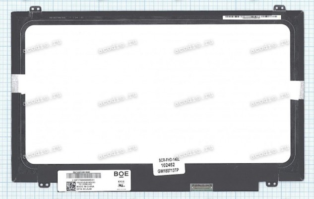 NV140FHM-N46 1920x1080 LED 30 пин slim new