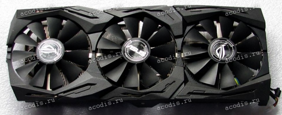 Сист.охл. Asus Graphics card ATI ROG-STRIX-GTX1070TI, ATI ROG-STRIX-GTX1080, ATI ROG-STRIX-GTX1080I (p/n 13070-01261000) 6 pin & 2 pin 3FAN_25S FS PL 6P_2K1 KFS OLED