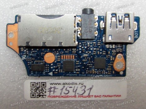 USB & Audio & CardReader board Asus UX31LA (p/n 60NB02N0-AU2030, 90NB02N1-R10010)