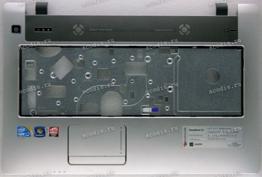 Palmrest Packard Bell LX86 серебро (DZC3LZYETATN00)