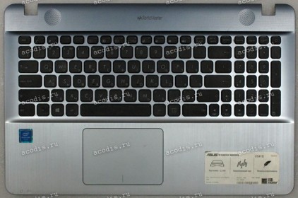 Keyboard Asus X541S серо-синий (13NB0CG3AP0311) + Topcase