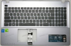 Keyboard Asus K550L, X550C серо-серебристый (13NB00T1AP1211, 13N0-PEA0Q11) + Topcase