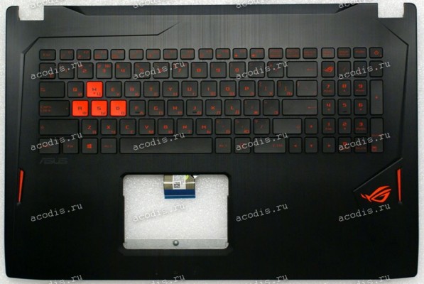 Keyboard Asus GL702V чёрная (13NB0DZ1AP0101, 13N1-30A0901) + Topcase