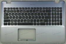 Keyboard Asus X542U, X542BA-1B металлик синий верх (13NB0FD2AP0311, 90NB0FD2-R31RU0, 90NB0H92-R30RU0, 0KNB0-610WRU00, MP-13K93SU-528C1, 0KN1-261RU12rev.R10) + Topcase