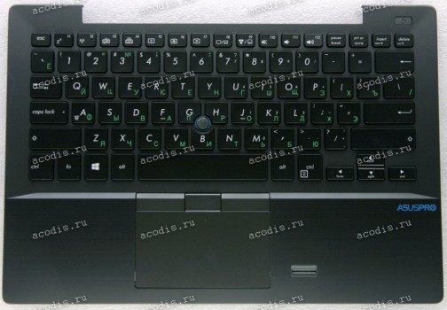 Keyboard Asus BU201LA-1C чёрная (13NB05V1AM0311) + Topcase