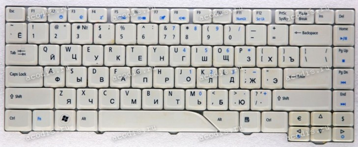 Keyboard Acer Aspire 4520, 5520G светло-серая (9J.N5982.60R, AEZD1700010, PK1301K01H0)
