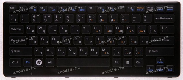 Keyboard Sony VGN-CS31SR чёрная матовая (148096271, AEGD2700010)