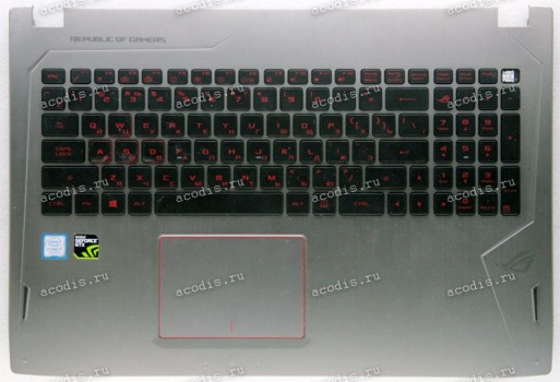 Keyboard Asus GL502VM металл (13NB0DR6AP0111)+Topcase