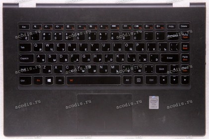 Keyboard Lenovo Yoga 2 Pro 13 чёрная матовая (25212829, PK130S91A05)+Topcase