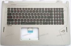 Keyboard Asus GL702VM, GL702VMK-1C серая (90NB0DQ3-R31RU1)+Topcase