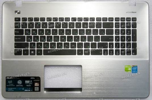 Keyboard Asus X751LX металл русифицированная (13NB04I5AM0101)+Topcase