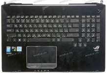 Keyboard Asus G750JM, G750JX чёрный русифицированная (13N0-QVA0101, 13NB00M1AM0121, 13NB04J1AM0101)+Topcase