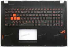 Keyboard Asus GL502VT-1A черный русифицированная (90NB0AP1-R31RU0)+Topcase