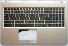 Keyboard Asus X540LJ-1A шампань нерусифицированная (90NB0B11-R30280)+Topcase