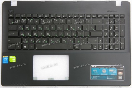 Keyboard Asus X552L чёрный матовый русифицированный (13N0-QKA0101)+Topcase