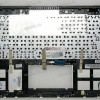 Keyboard Asus S301LA, S301LP серебристая, черные кнопки, русифицированный (13NB02Y1AM0211)+Topcase