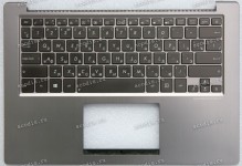 Keyboard Asus U38N, U38D серый металлик русифицированный (13GNTH1AM041-1)+Topcase