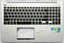 Keyboard Asus S551LA, S551LB-1A, S551LN серебристый русифицированный (13NB0261AM1201, 90NB02A0-R30190)+Topcase