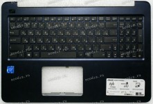 Keyboard Asus E502S тёмно-синяя русифицированная (13NL0022AP0101) + Topcase